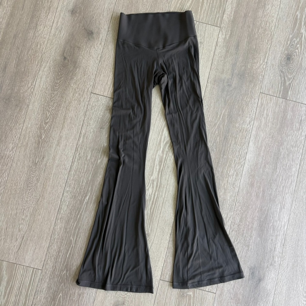OFFLINE by Aerie Real Me Xtra‎ Womens Gray Hi Rise Soft Flare Leggings Size XS